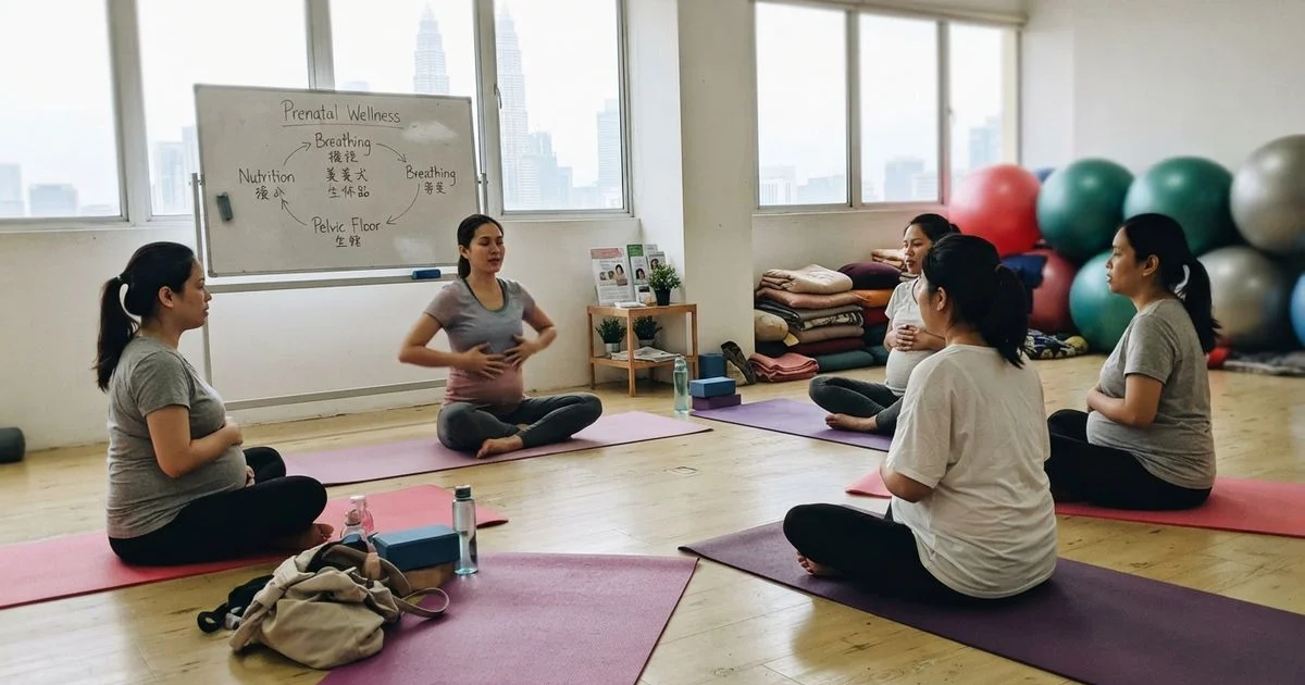 How to choose between prenatal and childbirth class types in KL