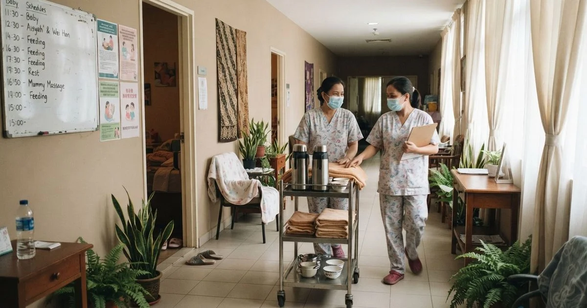 What a confinement centre stay actually looks like, day by day
